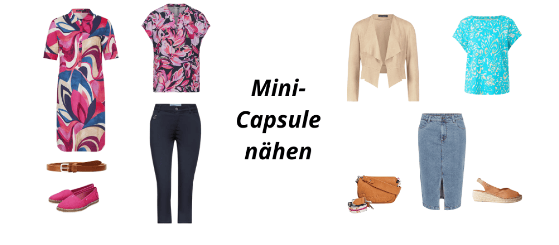 Mini-Capsule Wardrobe selber naehen schnittmuster sommer